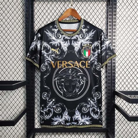 maglia nazionale italia versace|Maglia Italia x Versace Black 2023/2024 .